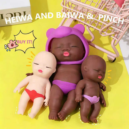 kawaii natasha squishy toy with adorable colorful clothing