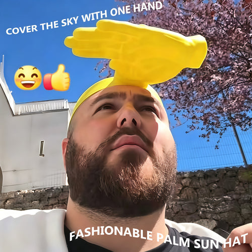 funny hand shaped sun visor hat for outdoor summer activities