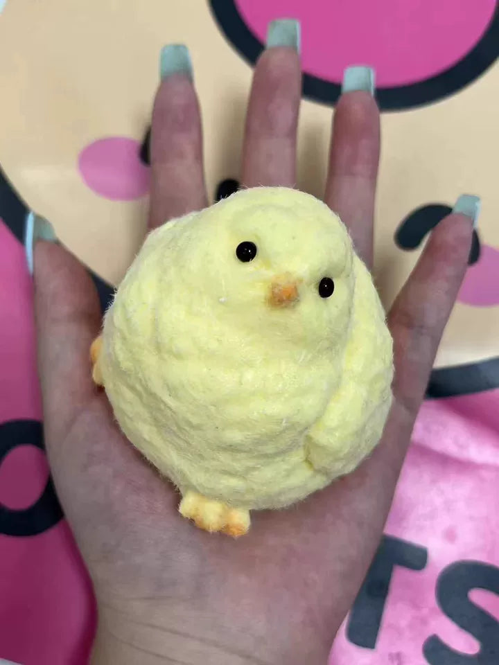 Cute fluffy chick anxiety relief toys soft sensory plushies for everyday comfort
