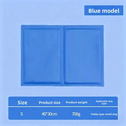 foldable pet cooling mat easy to carry for travel and outdoor use