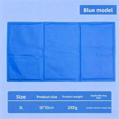foldable pet cooling mat easy to carry for travel and outdoor use