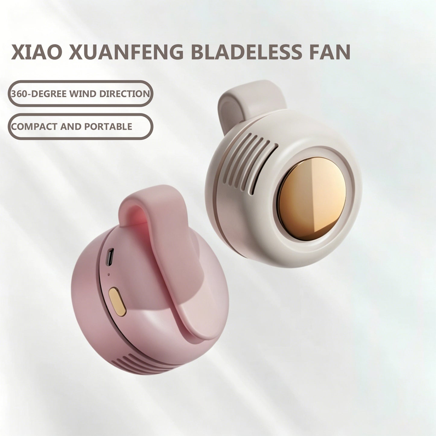 Hands-free waist fan for commuting travel and outdoor activities