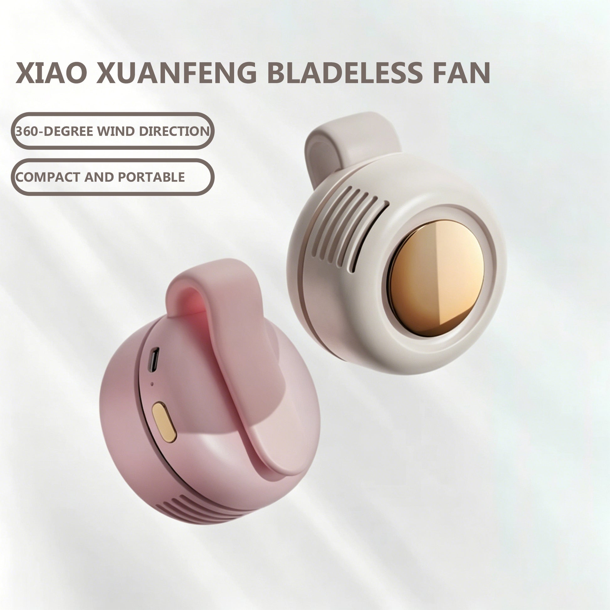 Hands-free waist fan for commuting travel and outdoor activities