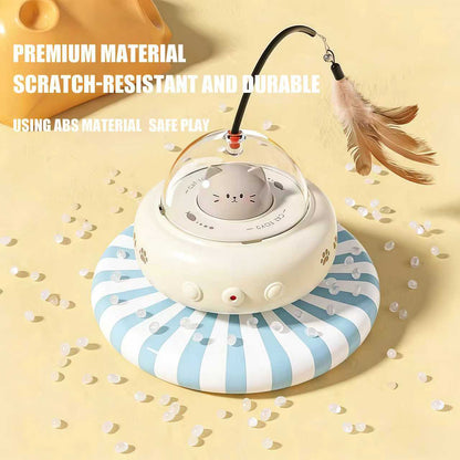 Smart Cat Toy – Interactive Feather & Laser